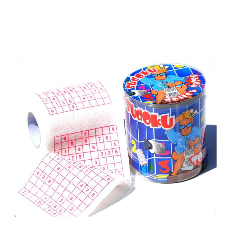 Papier Toilette Sudoku à 5,50€ - Cadeau Insolite - Idée cadeau