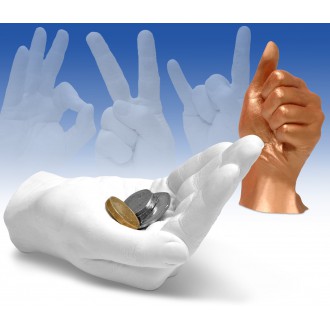 Kit Sculpture mains en plâtre à 19,90€ - Idée cadeau insolite